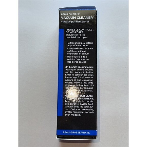 Dr Brandt Pores No More Vacuum Cleaner Pore Purifying Mask 1oz - NEW SEALED - Picture 4 of 4